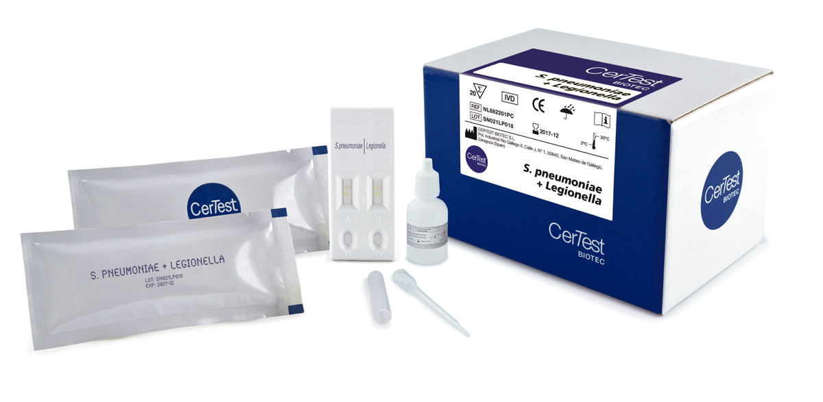 S. pneumoniae + Legionella - CERTEST Biotec IVD Diagnostic Products 