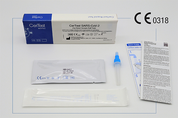 SARS-CoV-2 simple test for self-testing